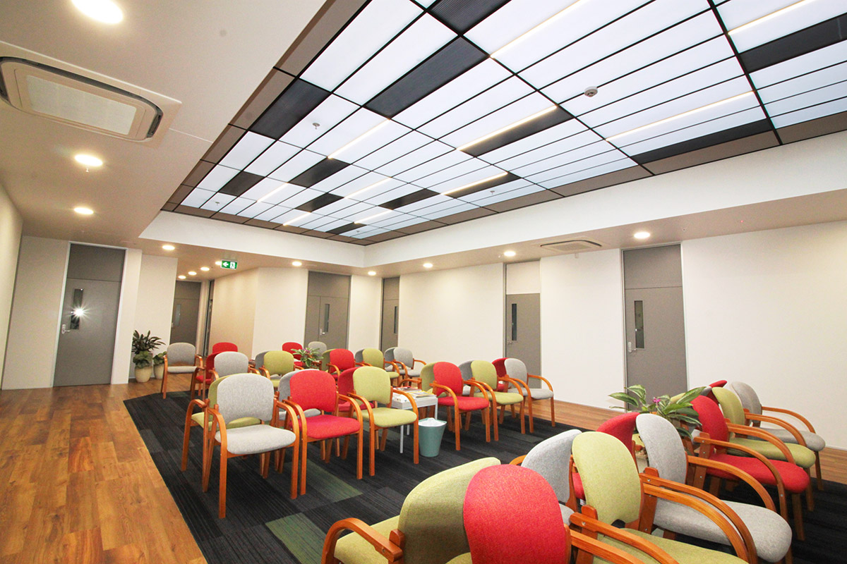 Hastings Eye Hospital - Gridlux ceiling with perspex ceiling tiles